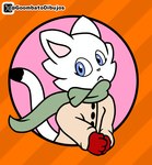 ambiguous_gender anthro blue_eyes clothing gloves handwear scarf solo white_body young goombato_dibujos care_(zankandreas) domestic_cat felid feline felis mammal absurd_res hi_res female_(lore)