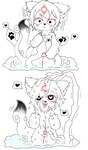 anthro chibi male sex solo tentacle_sex tentacles sunkami capcom clover_studio okami_(capcom) chibiterasu_(okami) low_res