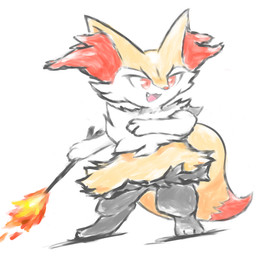 3_fingers 3_toes ambiguous_anthro ambiguous_gender anthro arm_tuft big_tail biped black_body black_fur cheek_tuft chest_tuft cute_fangs digitigrade dipstick_tail dutch_angle elemental_manipulation facial_tuft fangs feet fingers fire fire_manipulation fluffy front_view fur hip_tuft holding_object holding_stick inner_ear_fluff markings multicolored_body multicolored_fur nude_ambiguous nude_anthro open_:3 open_mouth open_smile orange_body orange_eyes orange_fur orange_inner_ear_fluff orange_nose orange_tail_tip shoulder_tuft simple_background smile solo standing stick tail tail_markings teeth toes tongue tuft two_tone_tail white_background white_body white_fur yellow_body yellow_fur yellow_tail sanchimpo nintendo pokemon braixen canid generation_6_pokemon mammal pokemon_(species) 1:1 2022 colored digital_drawing_(artwork) digital_media_(artwork) full-length_portrait hi_res portrait
