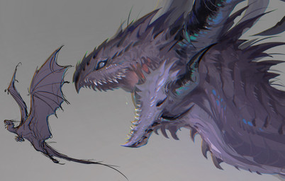 ambiguous_gender black_horn black_tongue bodily_fluids facial_spikes fangs feral grey_background grey_eyes head_horn horn membrane_(anatomy) membranous_wings mouth_closed neck_spikes open_mouth purple_body purple_membrane purple_scales purple_wings saliva scales side_view simple_background solo spikes spikes_(anatomy) spread_wings tail teeth tongue tongue_showing wings chiayeeee mythology dragon mythological_creature mythological_scalie scalie 2021 chromatic_aberration digital_drawing_(artwork) digital_media_(artwork) full-length_portrait headshot_portrait hi_res portrait sketch