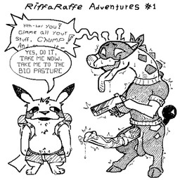 animal_genitalia animal_penis anthro apathetic awkward awkward_smile backpack balls big_penis black_clothing black_mask black_sweater black_topwear black_turtleneck bodily_fluids bottomless bottomless_anthro bottomless_male bottomwear clothed clothing cloven_hooves dead_eyes death_request dialogue dripping duo equine_genitalia equine_penis erection excited exhibitionism eye_contact failed_attempt flared_penis fur fur_markings genital_fluids genitals gun handgun holding_gun holding_object holding_ranged_weapon holding_weapon hooves horn huge_penis indifferent interrupting intimidation larger_male leaking_precum lean_body living_tail long_neck long_penis looking_at_another looking_pleasured male male/male markings medial_ring mugging multicolored_body nervous nervous_grin nervous_sweat neutral_expression nipples open_mouth open_smile ossicone paws penis pistol precum precum_drip precum_on_arm precum_on_clothing precum_on_foot precum_squirt pubes public public_erection ranged_weapon requesting saggy_balls saliva saliva_drip saliva_string shaking shirtless_male shorts simple_background size_difference smaller_male smile speech_bubble spurting sweat sweater tail tail_down talking_over talking_to_another text tired_expression tongue tongue_out topwear tuft turtleneck two_tone_body unusual_anatomy unusual_tail vein veiny_penis weapon white_background yelling spooky_dune game_freak nintendo pokemon riffaraffe generation_1_pokemon generation_2_pokemon girafarig pikachu pokemon_(species) 1:1 absurd_res digital_media_(artwork) english_text hi_res microsoft_paint_(artwork) monochrome signature