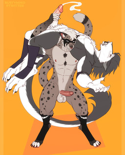 abs anthro aroused aroused_by_another aroused_face aroused_male aroused_smile balls barazoku biceps big_muscles big_pecs big_penis black_clothing black_mask bodily_fluids body_hair brown_body brown_fur carrying_another carrying_partner chest_hair chest_tuft claws clenched_teeth clothing competition cum cum_from_penis cum_spurt cumshot defeat defeat_sex defeated dominant dominant_anthro dominant_male domination/submission duo ejaculation erection fondling_penis fur genital_fluids genitals glans grappling grey_body grey_fur grin grope hair hand_on_penis handjob holding_erection holding_penis humanoid_genitalia humanoid_penis looking_pleasured lucha_libre_mask luchador male male/male manhandling manly markings mask masked_male mohawk muscular muscular_anthro muscular_arms muscular_male muscular_thighs nipples orange_background orgasm orgasm_face pecs penile penis penis_grab penis_squeeze purple_clothing roughhousing rubbing_penis secretly_loves_it sex sexual_competition sexual_fight simple_background smile smirk smug smug_expression smug_eyes smug_face smug_grin sports_mask sportswear spots spotted_body spotted_fur spotted_markings spotted_tail standing stroking_penis submissive submissive_anthro submissive_male tail tail_markings taunting taunting_partner teasing teasing_partner teeth thick_arms thick_thighs tough_guy tuft wearing_mask white_body white_fur wrestler wrestler_costume wrestlers wrestling wrestling_clothing wrestling_mask wrestling_match wrestling_outfit rustymiko ty_(tybern) felid mammal pantherine sergal snow_leopard hi_res