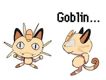 :3 ambiguous_gender anthro big_head biped blank_stare coin curled_tail cute_fangs fangs front_view humor looking_at_viewer outstretched_arms paws pupils semi-anthro shitpost side_view simple_background slit_pupils smile solo standing tail teeth text whiskers white_background boke_(artist) nintendo pokemon felid feline generation_1_pokemon mammal meowth pokemon_(species) 2025 digital_media_(artwork) meme sketch