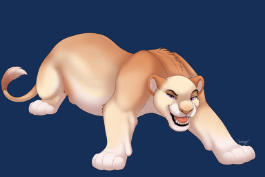 belly digitigrade female feral fur happy imminent_pounce lidded_eyes lion_ears looking_at_viewer markings mole_(marking) neck_scruff open_mouth paws pounce_pose pregnant purple_eyes quadruped solo tail tail_down tail_tuft tan_body tan_fur teats tuft white_belly heymayaart calpurnia felid lion mammal pantherine absurd_res alpha_channel hi_res signature
