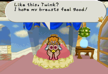 areola armwear balls bed black_text breast_play breasts clothing crown duo ear_piercing ear_ring elbow_gloves erection female female_human footwear furniture genitals glans gloves grey_speech_bubble hair handwear headgear high_heels inside larger_female larger_human long_hair male male/female male_on_human nipples not_furry on_bed on_lap orange_hair penis penis_between_breasts piercing pink_clothing pink_footwear pink_glans pink_high_heels red_areola red_nipples ring_piercing sex shoes sitting sitting_on_bed sitting_on_lap size_difference smaller_male tan_body tan_breasts tan_ears tan_skin text titfuck white_armwear white_clothing white_elbow_gloves white_gloves white_handwear yellow_balls yellow_body yellow_penis osterzonensfw18 mario_bros nintendo paper_mario princess_peach twink_(mario) human mammal star_sprite 2021 animated digital_media_(artwork) english_text frame_by_frame pixel_(artwork) pixel_animation short_playtime