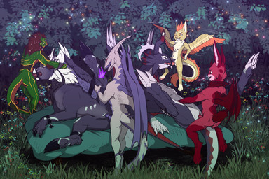 animal_genitalia animal_penis ankles_tied anthro anthro_on_feral anthro_penetrating anthro_penetrating_feral anthro_rape backsack balls bestiality bound erection feathered_wings feathers feet fellatio female female_penetrated female_raped feral feral_penetrated feral_raped flying forced forced_oral forest from_front_position fur genitals group group_sex hair hands_tied holding_horn holding_leg horn knot knotted_penis larger_female larger_feral larger_penetrated larger_raped lying male male/female male_penetrating male_penetrating_female male_rape male_raping_female narrowed_eyes nude on_back on_side oral oral_penetration orgy outdoor_nudity outside outside_sex penetration penile penile_penetration penis penis_in_mouth penis_in_vagina plant rape sex size_difference smaller_anthro smaller_female smaller_male smaller_rape smile spitroast spread_legs spreading standing tail toes tree vaginal vaginal_penetration vulva wings zafara_(artist) mythology dragon hybrid lagomorph leporid mammal mythological_creature mythological_scalie rabbit scalie digital_media_(artwork) hi_res