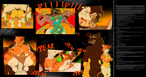 anal anthro big_butt blood bodily_fluids butt clothed clothing defeat dream duo fight fur genital_fluids genitals gore guts magic male male/male nightmare nude organs penetration solo story_in_picture weapon fluffydonuts dark_(fluffydonuts) harper_(waynebraintrain) trainer_(fluffydonuts) alien canid canine canis domestic_cat domestic_dog felid feline felis human humanoid mammal scalie absurd_res hi_res