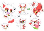 bell bell_collar black_sclera blush blush_lines claws collar feral food fruit fur kemono male melon plant simple_background solo tail watermelon watermelon_slice white_background white_body white_fur yellow_eyes leslichu asian_mythology east_asian_mythology mythology canid canine foo_dog mammal shishi_dog hi_res