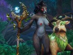 anthro breasts female flower fur genitals hair leaf multicolored_body nipples nude plant pussy smile staff tree toxik_enzis blizzard_entertainment mythology warcraft kerrista bear canid canine canis deer mammal mythological_canine mythological_creature werecanid werecanine werecreature werewolf wolf worgen 4:3 digital_media_(artwork) hi_res