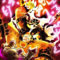 anal anal_penetration bodily_fluids cum cumshot duo ejaculation fantasy genital_fluids male male/male penetration silly simple_background size_difference lostwisdom blizzard_entertainment warcraft ragnaros_the_firelord demon humanoid monster voidwalker 1:1 hi_res