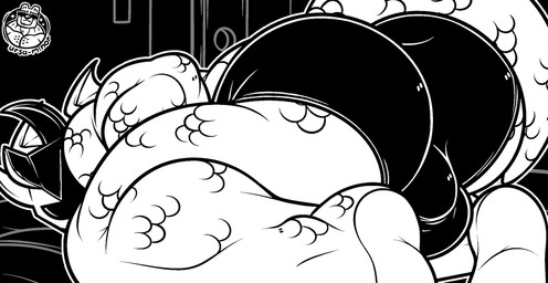 all_fours anthro armor big_butt butt clothed clothing head_wings headgear helmet male muscular muscular_anthro muscular_male solo tail topless topless_anthro topless_male underwear unusual_wing_placement wings ursa-m1nor do_you_find_men_with_big_butts_attractive mythology undertale_(series) rg02_(undertale) dragon mythological_creature mythological_scalie scalie 2026 2d_animation animated digital_drawing_(artwork) digital_media_(artwork) english_description loop meme