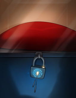 blue_runes case cushion display_case glass glass_case glowing glowing_runes inside keyhole lock lockpick lockpicking_tools magic metal red_cushion runes stealing tools unlocked yellow_glow zero_pictured conditional_dnp tom_fischbach twokinds 2026 digital_drawing_(artwork) digital_media_(artwork) hi_res