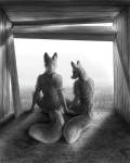 2014 ambiguous_gender canine greyscale male monochrome outside rukis sketch
Rating: Safe
Score: 9
User: tony311
Date: January 08, 2014