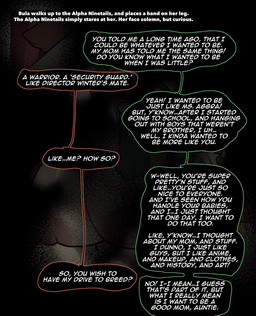 dialogue female fur hair solo speech_bubble tan_body tan_fur tan_hair text thevarking nintendo pokemon nina_(thevarking) alpha_pokemon generation_1_pokemon humanoid ninetales pokemon_(species) pokemon_humanoid 2026 english_text hi_res