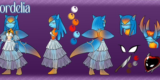 anthro blush blush_lines bracelet breasts clothed clothing dress eyes_closed female horn jewelry necklet pearl_bracelet small_breasts solo tail turnaround wings shumpy sega sonic_the_hedgehog_(series) cordelia_(shumpy) aquatic aquatic_gastropod fish gastropod mollusk sea_angel sea_slug slug hi_res model_sheet