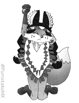 alternative_fashion anthro barefoot big_ears black_hair braided_hair butt cheek_tuft clothed clothing eyebrows eyes_closed facial_tuft feet female freckled_face freckled_hips freckles fur hair inner_ear_fluff kneeling leg_markings markings mole_(marking) mouth_closed multicolored_body multicolored_fur partially_clothed poncho_only simple_background small_waist socks_(marking) solo stretching stretching_arms tuft efradraws northwind_(efradraws) shongila_(northwind) canid canine canis fox mammal absurd_res graphite_(artwork) hi_res monochrome sketch traditional_media_(artwork)