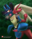 anal anal_penetration anthro blue_body blue_fur duo forced fur genitals knot male male/male male_penetrated male_penetrating male_penetrating_male nude penetration penis rape sex kurohane_karasu nintendo pokemon avian blaziken canid canine generation_3_pokemon generation_4_pokemon lucario mammal pokemon_(species) 2019