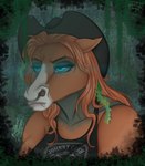 anthro female food moss plant solo spanish swamp thehuntingwolf celtic_mythology european_mythology mythology bree equid equine horse kelpie mammal mythological_creature mythological_equine