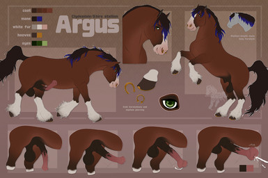 animal_genitalia balls bodily_fluids cum erection feral fur genital_fluids genitals hooves looking_at_viewer male penis sheath smile solo standing tail teeth tongue fenn.perrox equid equine horse mammal 2026 digital_drawing_(artwork) digital_media_(artwork) hi_res model_sheet
