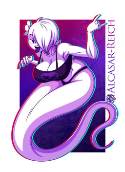 5_fingers blush breasts cleavage clothed clothing devil_horns_(gesture) eyebrows female fingers gesture hair hair_over_eye hand_gesture not_furry one_eye_obstructed panties purple_tongue solo tongue tongue_out topwear underwear white_body white_hair alcasar-reich cartoon_network the_amazing_world_of_gumball carrie_krueger ghost spirit 2020 absurd_res hi_res signature