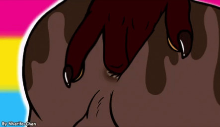 anal anal_fingering anthro anus balls big_butt butt claws close-up duo female female_fingering female_fingering_male fingering food genitals lgbt_pride male male/female male_fingered pansexual_pride_colors paws pride_color_flag pride_colors nharita-chan ceilo_(wafflezcol) avian bird food_creature owl pulsatrix spectacled_owl true_owl animated animated_gif short_playtime