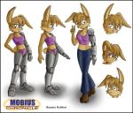 anthro cybernetics female green_eyes machine solo zeiram0034 zyote archie_comics sega sonic_the_hedgehog_(archie) sonic_the_hedgehog_(comics) sonic_the_hedgehog_(series) bunnie_rabbot cyborg lagomorph leporid mammal rabbit model_sheet