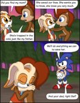 black_border border dialogue female hug outside plant sad text tree omatic archie_comics sega sonic_the_hedgehog_(archie) sonic_the_hedgehog_(comics) sonic_the_hedgehog_(satam) sonic_the_hedgehog_(series) cream_the_rabbit sally_acorn sonic_the_hedgehog eulipotyphlan hedgehog lagomorph leporid mammal rabbit rodent sciurid tree_squirrel absurd_res comic english_text hi_res