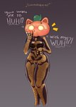 anthro blush bodysuit bone clothing costume female flushed for_a_head halloween_costume holidays jack-o'-lantern looking_at_viewer pumpkin_head requesting shocked shy simple_background skeleton skinsuit solo text thick_thighs tight_clothing wide_eyed somewhatarat epic_games fortnite halloween felid feline mammal object_head absurd_res character_request english_text hi_res