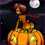 2013 anthro big_butt breasts brown_hair butt chipmunk female full_moon hair halloween holidays looking_at_viewer looking_back moon night norithics nude pumpkin red_eyes rodent sally_acorn sega side_boob smile solo sonic_(series)
Rating: Questionable
Score: 6
User: Robinebra
Date: October 30, 2013