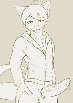 animal_genitalia anthro athletic athletic_anthro big_penis bodily_fluids bottomless chest_tuft claws clothed clothing cum cum_drip cumshot dripping drooling ejaculation erection fur genital_fluids genital_slit genitals hands-free huge_penis jacket long_penis looking_at_viewer looking_pleasured male orgasm partially_clothed penis premature_ejaculation presenting presenting_penis saliva solo spontaneous_ejaculation sweat tail thick_penis tongue tongue_out topwear tuft vein veiny_penis unit_no04 mythology unit_04 dragon furred_dragon furred_scalie mythological_creature mythological_scalie scalie absurd_res hi_res monochrome