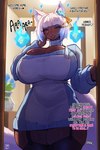 apron ara_ara big_breasts black_text blue_clothing blue_sweater blue_topwear breasts brown_body brown_skin cleavage cleavage_cutout clothed clothed_female clothed_humanoid clothing colored_fingernails colored_nails curvy_female curvy_figure curvy_humanoid cutout dark_body dark_skin doorway ear_piercing eyebrows eyelashes eyes_closed eyeshadow female female_humanoid fingernails fingers front_view garter_straps hair huge_breasts inner_ear_fluff inside inviting_to_sex legwear light lips makeup mature_female mature_humanoid nails piercing pink_text smile solo sweater tail talking_to_viewer text thick_thighs thigh_highs topwear tuft white_apron white_clothing white_ears white_fingernails white_hair white_inner_ear_fluff white_nails white_tail white_text gattles dinner_bath_or_me esunami animal_humanoid canid canid_humanoid canine canine_humanoid fox_humanoid humanoid mammal mammal_humanoid will-o'-the-wisp 2024 2:3 dated digital_drawing_(artwork) digital_media_(artwork) english_text hi_res lighting shaded