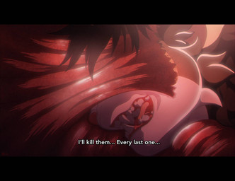 ambiguous_gender black_bars brown_body brown_fur brown_hair dialogue exposed_muscle feral feral_with_hair feralized fur hair parody sharp_teeth solo talking_feral teeth text white_body white_fur silveyytm attack_on_titan eren_jaeger domestic_cat felid feline felis maine_coon mammal turkish_angora 2020 english_text letterbox male_(lore)