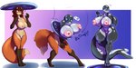 2018 2:1 animate_inanimate anthro base_one_layout basic_sequence big_breasts bimbofication bose breast_expansion breasts canid canine carissa cetacean curvy_figure dolphin embarrassed expansion female fox genitals gradient_background green_eyes hi_res hoop huge_breasts inflatable iotf latex linear_sequence living_inflatable mammal marine nipples nude oceanic_dolphin one_row_layout orca purple_background pussy question_mark red_fox ring sequence simple_background smile solo standing suit_transformation surprise three_frame_image three_frame_sequence toothed_whale transformation transformation_ring transformation_sequence true_fox voluptuous wide_hips