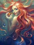ariel blue_eyes bubble disney elena_berezina fish goldfish hair little_mermaid marine mermaid red_hair scales underwater water
Rating: Safe
Score: 6
User: Acolyte
Date: January 05, 2014