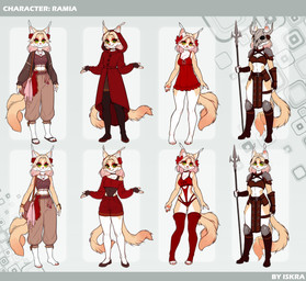 anthro biped boots bottomwear breasts claws clothed clothed_anthro clothed_female clothing countershade_torso countershading feet female fingers footwear front_view fully_clothed fully_clothed_anthro fully_clothed_female fur hair navel shoes simple_background smile solo standing tail teeth toes topwear iskra ramia_(iskra) domestic_cat felid feline felis mammal 2026 digital_drawing_(artwork) digital_media_(artwork) hi_res