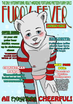 anthro bear blue_eyes blush breasts christmas clothed clothing cub english_text female half-dressed holidays loli magazine magazine_cover mammal nipples panties polar_bear smile solo sweater text thevictor topless underwear young
Rating: Questionable
Score: 5
User: AbominableToaster
Date: December 16, 2014 anthro bear blue_eyes blush breasts christmas clothed clothing cub english_text female half-dressed holidays loli magazine magazine_cover mammal nipples panties polar_bear smile solo sweater text thevictor topless underwear young
Rating: Questionable
Score: 5
User: AbominableToaster
Date: December 16, 2014