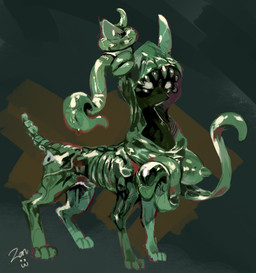breasts busty_feral clothing feral green_body hoodie rib_cage ribbons ribs tentacles topwear vein veiny_muscles zanthu fear_and_hunger nintendo pokemon sylvian_(fear_and_hunger) canid canine deity eeveelution generation_6_pokemon mammal old_god_(fear_and_hunger) pokemon_(species) sylveon absurd_res crossover hi_res