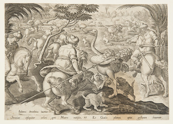 animal_genitalia anus balls beak cloaca equine_anus feathers feral fleeing fur genitals group hooves horseback_riding hunting male male_feral melee_weapon nude_male outside plant polearm puffy_anus raised_tail rear_view riding scared sheath spear tail text tree weapon jan_van_der_straet_(stradanus) public_domain avian bird canid canine canis domestic_dog equid equine horse human mammal ostrich ratite 16th_century absurd_res ancient_art hi_res latin_text monochrome translated