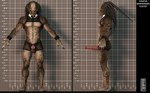 abs balls genitals male muscular muscular_humanoid muscular_male pecs penis pseudo_hair solo spikes spikes_(anatomy) unusual_anatomy unusual_genitalia ugnaughtsden predator_(franchise) alien humanoid yautja 3d_(artwork) digital_media_(artwork) hi_res