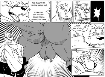 angry anthro backsack balls balls_focus big_balls blush bottomwear clothed clothed_anthro clothed_male clothing cross-popping_vein dialogue duo embarrassed exposed genitals hair holding_clothing holding_loincloth holding_object holding_underwear jiggling_balls loincloth looking_back male male/male male_anthro muscular muscular_male open_mouth open_smile pecs ruff size_difference smile speech_bubble tail teeth text topless topless_anthro topless_male underwear undressed reagan700 canid canine canis mammal mouse murid murine rodent wolf comic english_text hatching_(art) monochrome shaded