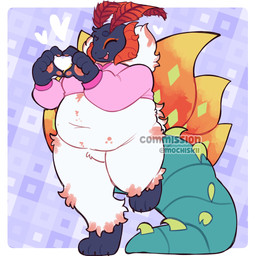 antennae_(anatomy) anthro belly bottomless bottomless_anthro bottomless_male clothed clothing fupa gesture heart_gesture male navel overweight solo thick_thighs wings mochiskii nintendo pokemon ancient_pokemon arthropod generation_9_pokemon insect lepidopteran moth paradox_pokemon pokemon_(species) slither_wing 1:1 hi_res