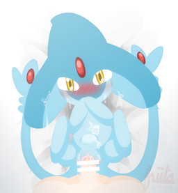 abdominal_bulge age_difference blue_body blush bodily_fluids censored_genitalia covering covering_mouth cum cum_on_face duo featureless_feet featureless_hands feet female feral forehead_gem gem genital_fluids genitals interspecies looking_at_viewer male male/female penetration penis pokephilia size_difference sweat vaginal vaginal_fluids vaginal_penetration vulva yellow_eyes young younger_penetrated friita nintendo pokemon azelf generation_4_pokemon legendary_pokemon pokemon_(species) absurd_res censored hi_res
