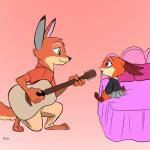 alternate_universe anthro bed clothing duo female furniture guitar male musical_instrument plucked_string_instrument school_uniform shirt size_difference string_instrument topwear uniform young skelly_doll coco_(pixar) disney pixar zootopia fan_character jason_(zootopia) violet_(zootopia) canid canine fox hybrid lagomorph leporid mammal rabbit 1:1 2018 hi_res brother_(lore) sibling_(lore) sister_(lore)