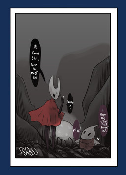 2_horns ambiguous_gender anthro biped black_eyes black_speech_bubble border cloak clothed clothing dialogue duo empty_eyes exclamation_point eyelashes female fingers heart_symbol horn looking_at_another motion_lines question_mark red_cloak red_clothing speech_bubble standing talking_to_another text transparent_border white_heart white_text wings ssleepyflowers hollow_knight:_silksong hollow_knight_(franchise) team_cherry hornet_(hollow_knight) pilby_(hollow_knight:_silksong) arthropod 2025 absurd_res alpha_channel english_text hi_res signature