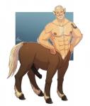 abs animal_genitalia animal_penis beard black_penis brown_body brown_fur chest_tuft equine_genitalia equine_penis erection facial_hair fur genitals hair hands_on_hips hooves looking_at_viewer male medial_ring muscular muscular_male muscular_taur navel nipple_piercing nipples nude pecs penis piercing quadruped sheath smile solo standing tattoo tuft white_hair capras european_mythology greek_mythology mythology zeeme centaur equid equid_taur humanoid_taur mammal mammal_taur taur hi_res