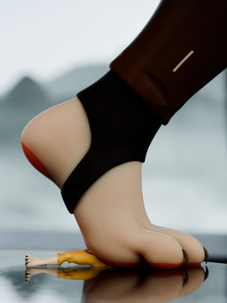 anthro clothed clothing crush duo feet female foot_fetish foot_focus foot_on_face fur macro male male/female micro paws smothering stepped_on stomping toes underpaw white_body white_fur yellow_body yellow_fur cynthiaacid valorlynz_(modeler) warfaremachine_(modeler) arknights bandai_namco digimon hypergryph studio_montagne aak_(arknights) canid canine digimon_(species) domestic_cat felid feline felis mammal renamon 2025 3:4 3d_(artwork) absurd_res blender_(artwork) digital_media_(artwork) hi_res