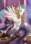 2013 clothing crown cutie_mark duo equine female feral friendship_is_magic fur green_eyes hair horn horse multi-colored_hair my_little_pony pony princess_celestia_(mlp) princess_luna_(mlp) purple_eyes tc_(pixiv) white_fur winged_unicorn wings
Rating: Safe
Score: 15
User: Falord
Date: September 11, 2013