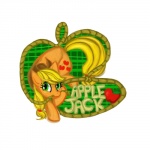 blonde_hair clothing cowboy_hat cutie_mark female feral freckles green_eyes hair hat headgear headwear lasso long_hair looking_at_viewer smile solo tail fauxsquared friendship_is_magic hasbro my_little_pony applejack_(mlp) earth_pony equid equine horse mammal pony 1:1 absurd_res hi_res