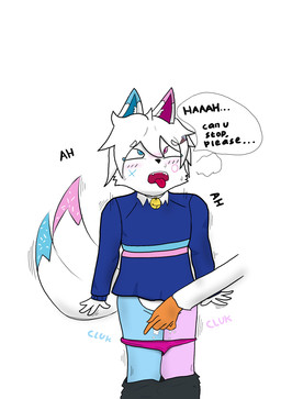 anthro bottomless bottomwear bottomwear_down clothed clothing female female/female fingering fur pants pants_down partially_clothed solo standing sydden25 trind underwear underwear_down vaginal vaginal_fingering white_body white_fur canid canine fox mammal absurd_res hi_res