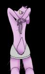 anthro clothed clothing floppy_ears fur horn looking_back male purple_body purple_eyes purple_fur simple_background solo standing sweater topwear transparent_background virgin_killer_sweater kissmelovemexx meme_clothing yagi_(scotch) bovid caprine goat mammal alpha_channel hi_res meme